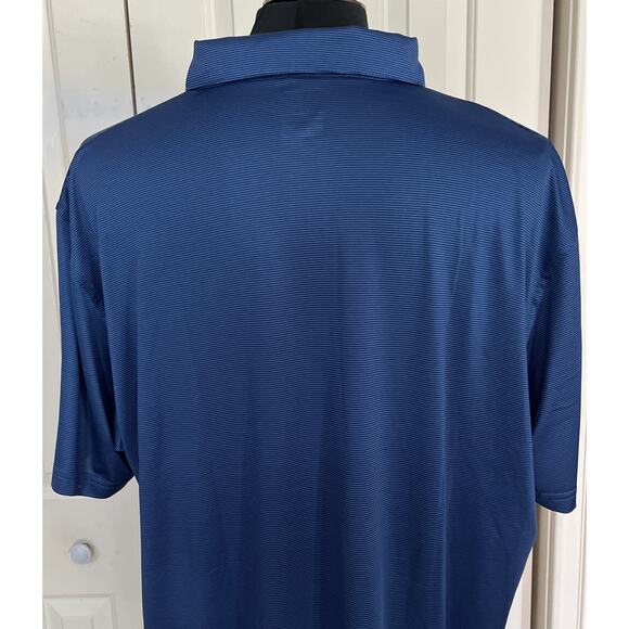 Callaway‎ Opti Dry Men’s Navy Striped Short Sleeve Golf Polo XXL - Picture 3 of 7